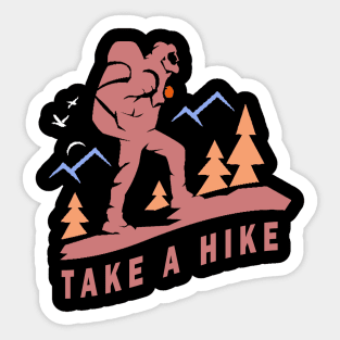 Take A Hike Sticker